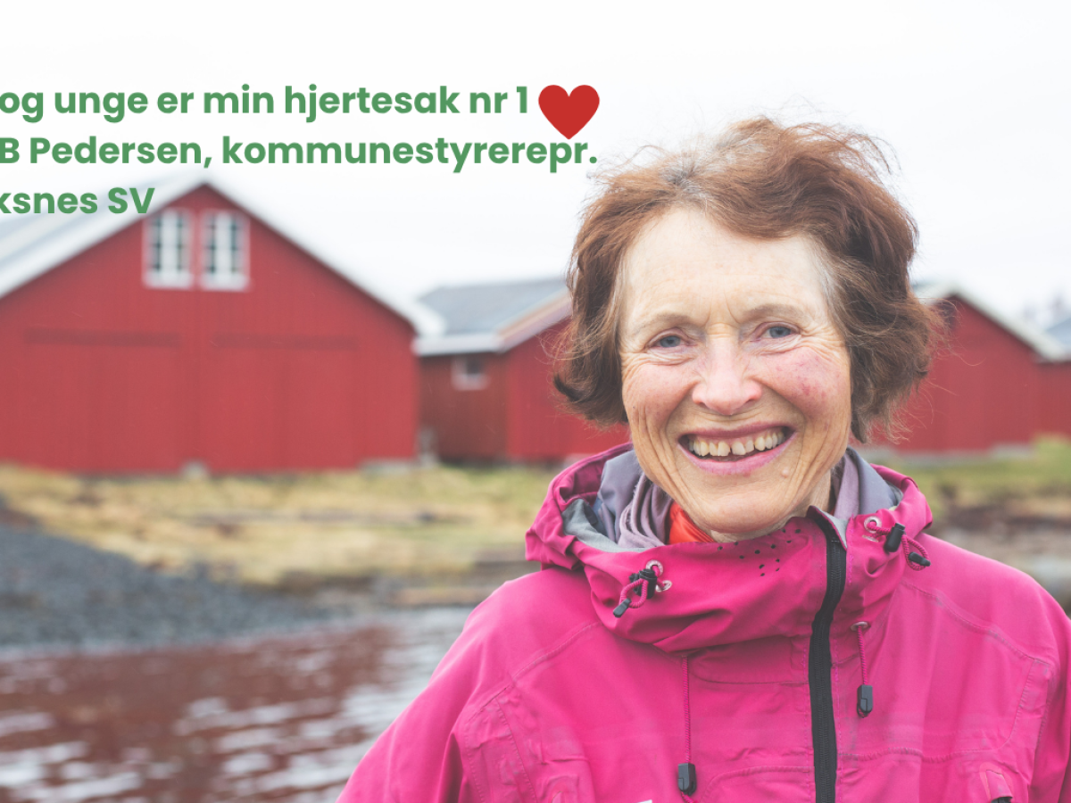 Ellen B. Pedersen kommunestyremedlem Øksnes SV